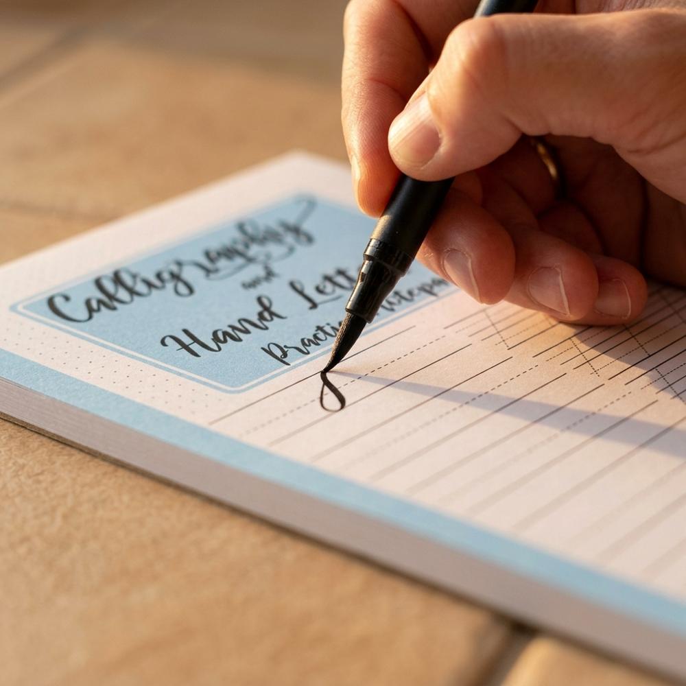 Papier d'entraînement avec lignes d'inclinaison et grille de points