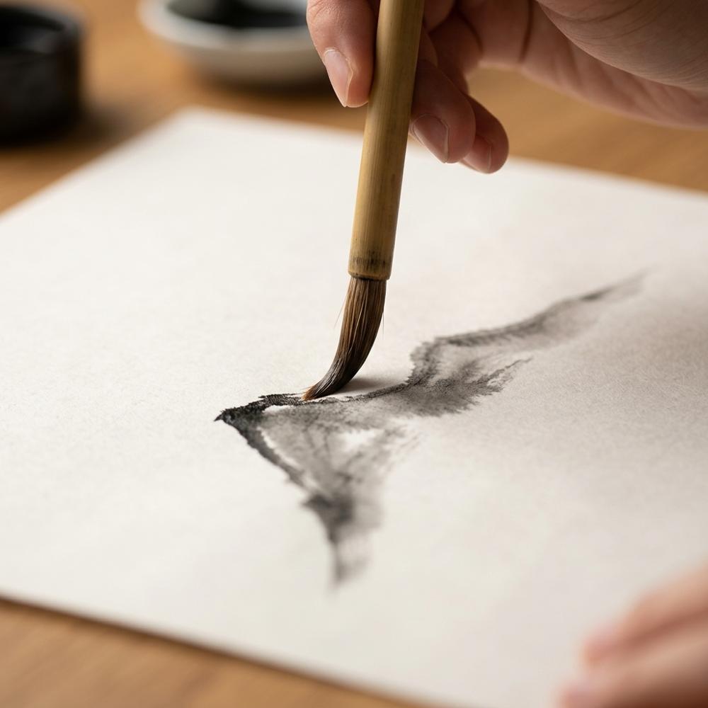 half-sized xuan paper sheets for ink wash painting