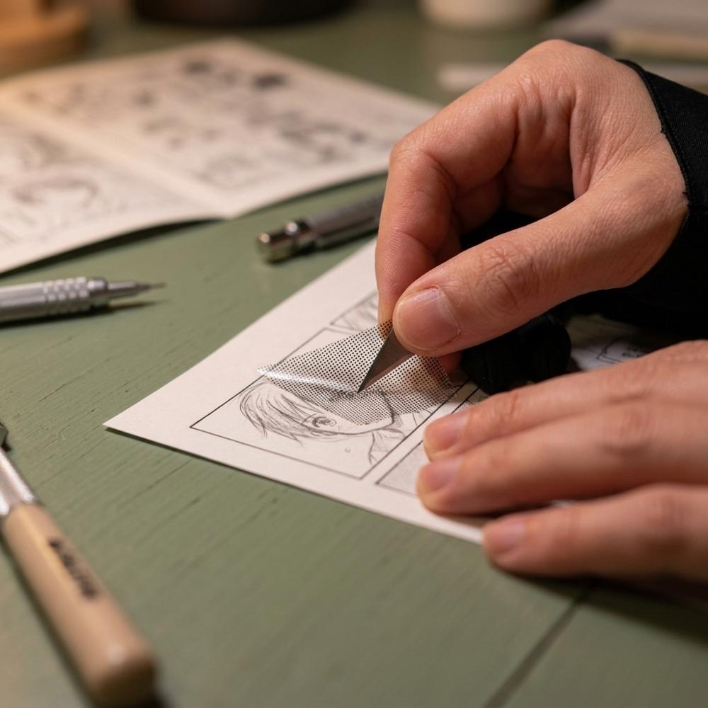 Manga Art Screen Tone Set
