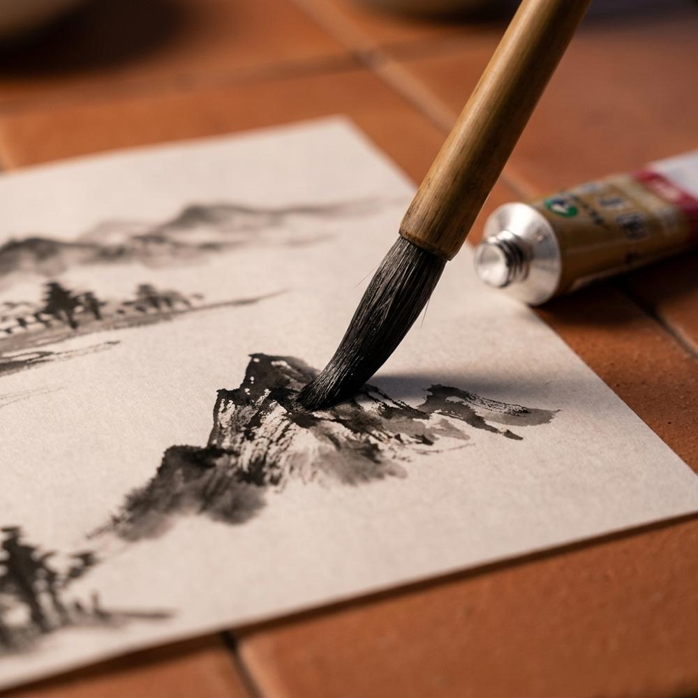 traditional Chinese painting colours in tubes for ink work
