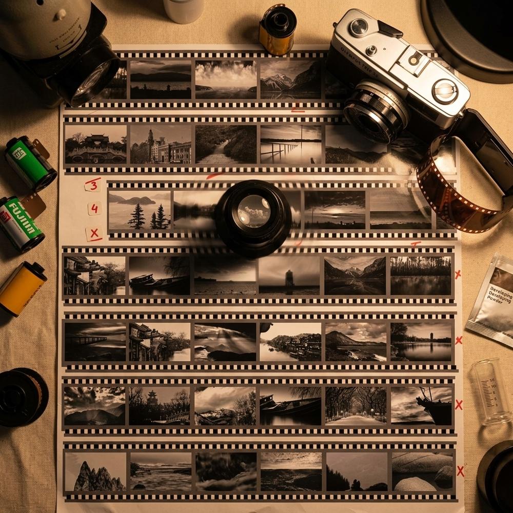 Bezkyselé archivní obaly na uchovávání 35mm negativů