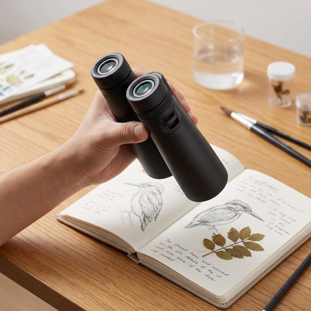 8x42 binoculars for watching and sketching birds at a distance