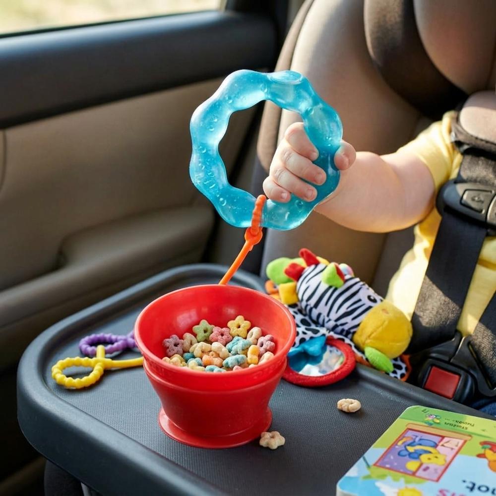 Grapple Baby Suction Cup Toy Holder for High Chair, Stroller and Teething Toys for Babies 6-12 Months