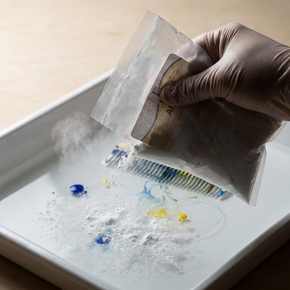 Alun-beits til at forbehandle papir, så flydende pigment holder fast