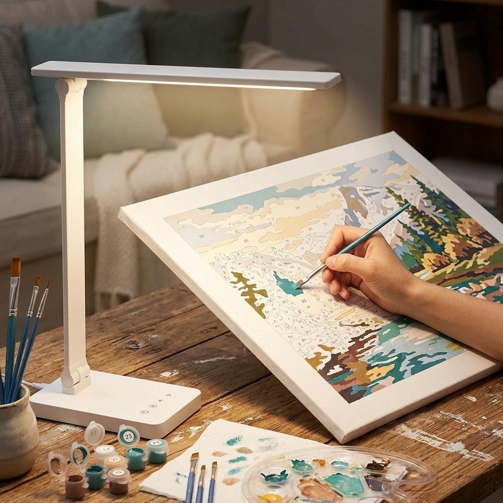 Lámpara de Escritorio LED con Puerto de Carga USB