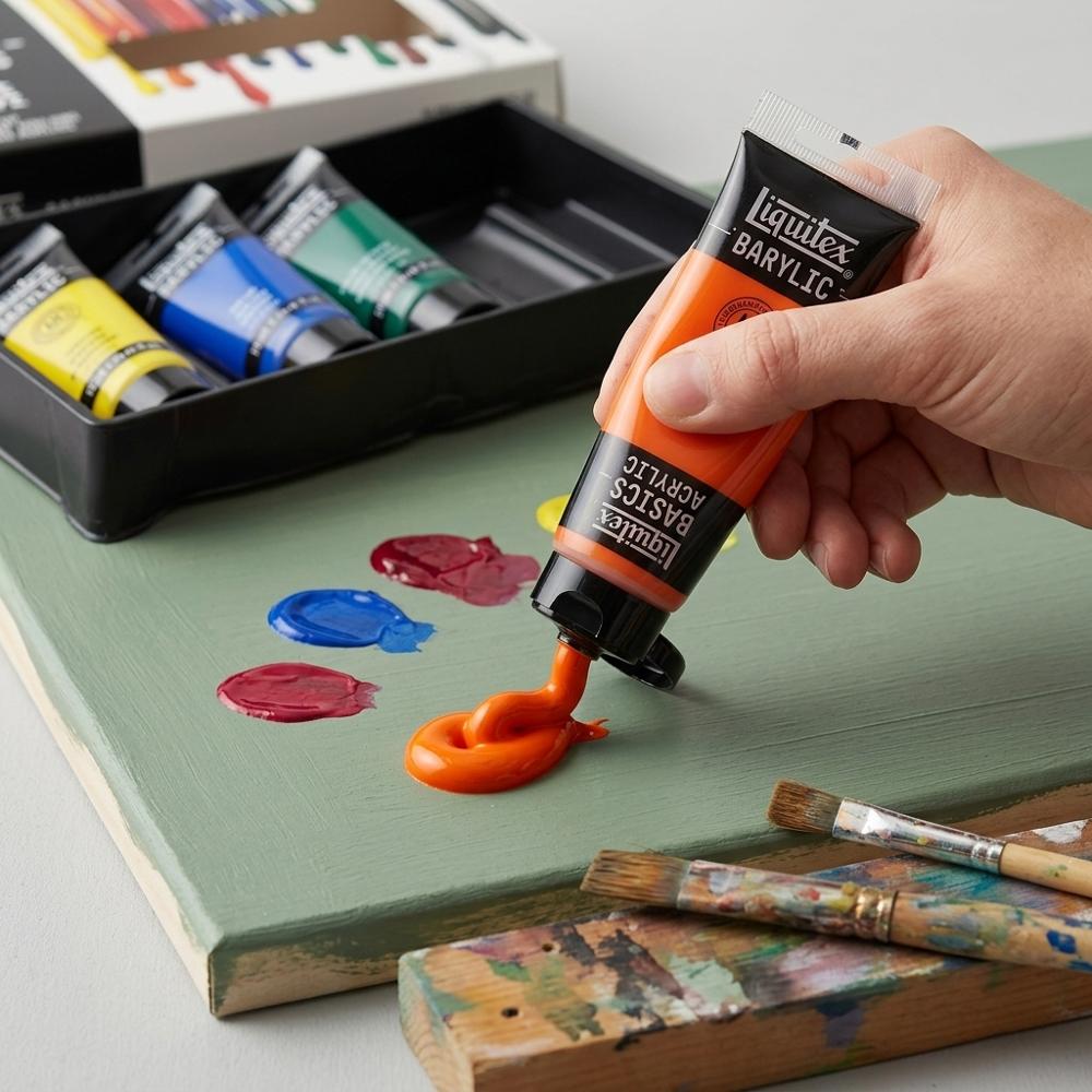 BASICS Acrylic Paint Set, 12 x 22mL