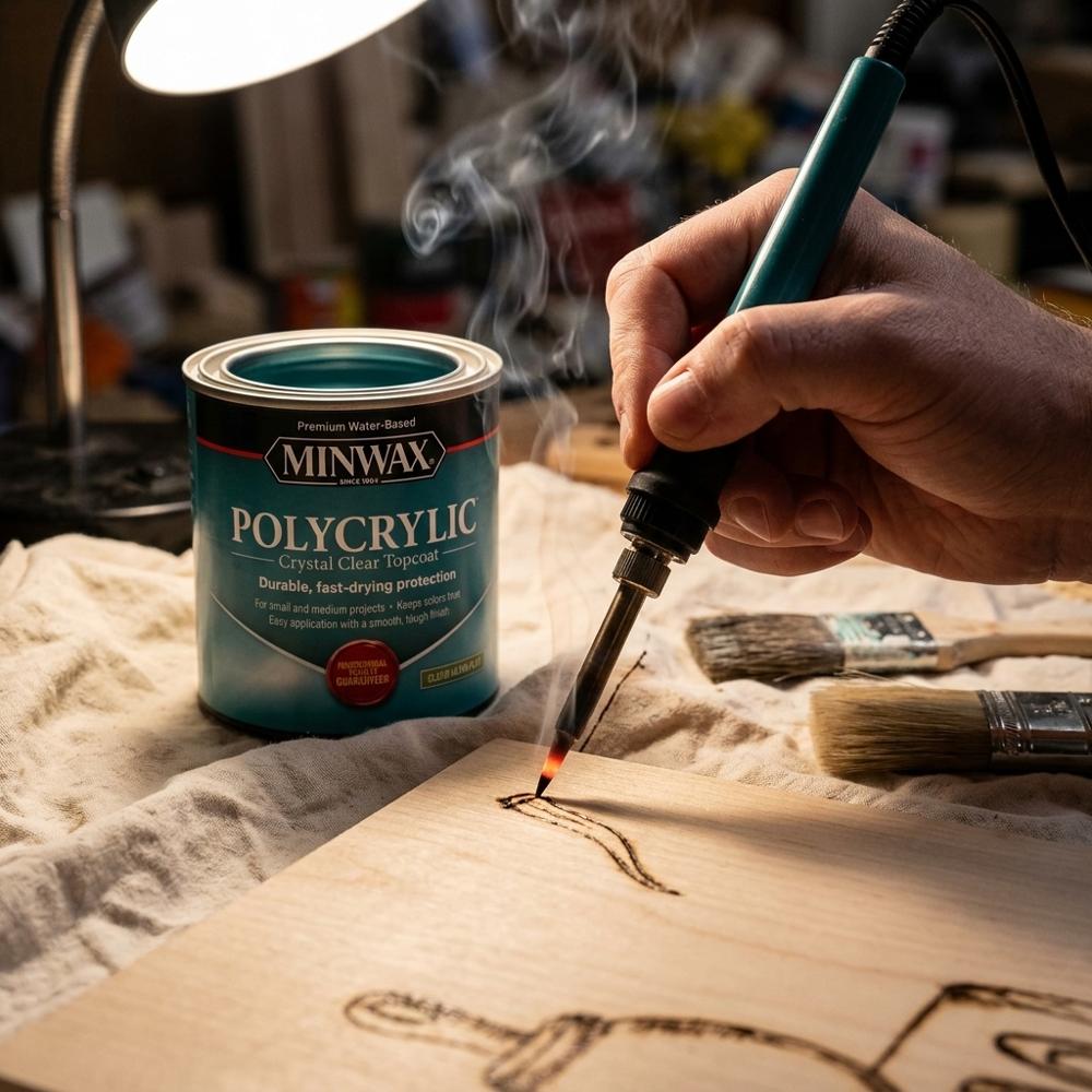 water-based clear sealer in an ultra-flat finish