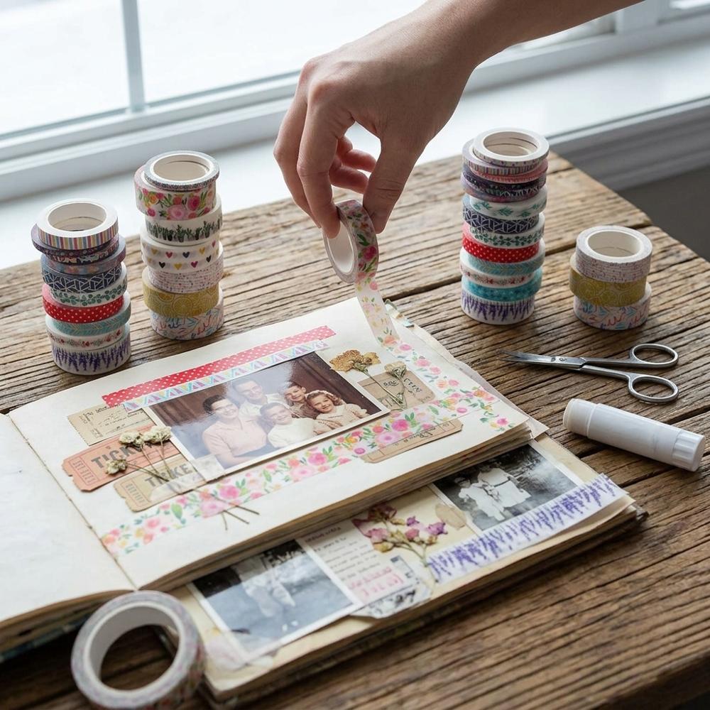 Floral Decorative Washi Tape Set