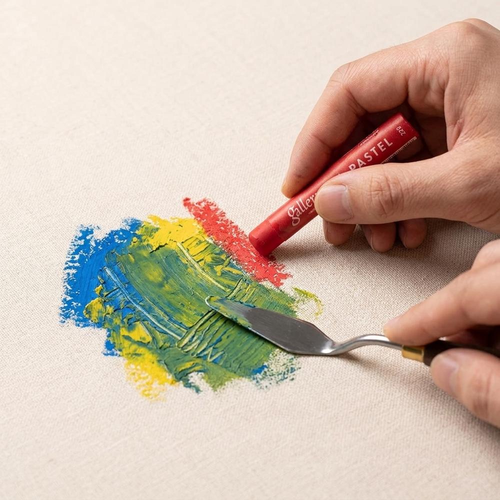soft artist-grade oil pastel set for layering and blending
