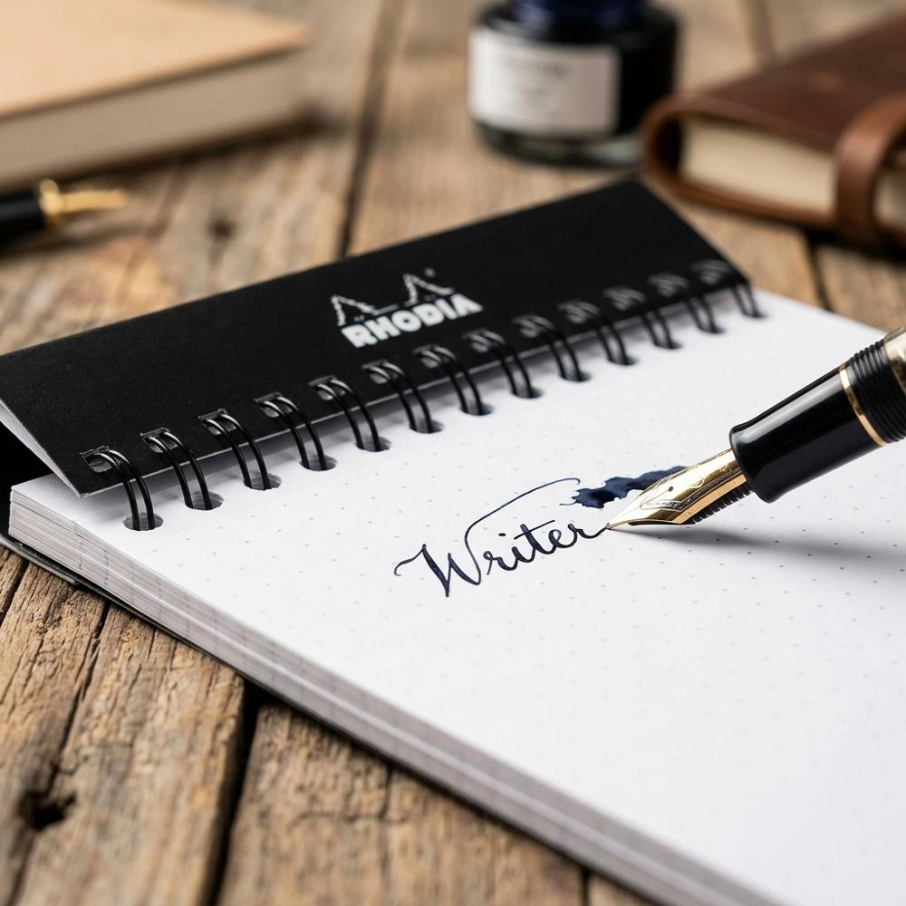 Fountain-pen-friendly dot-grid notepad