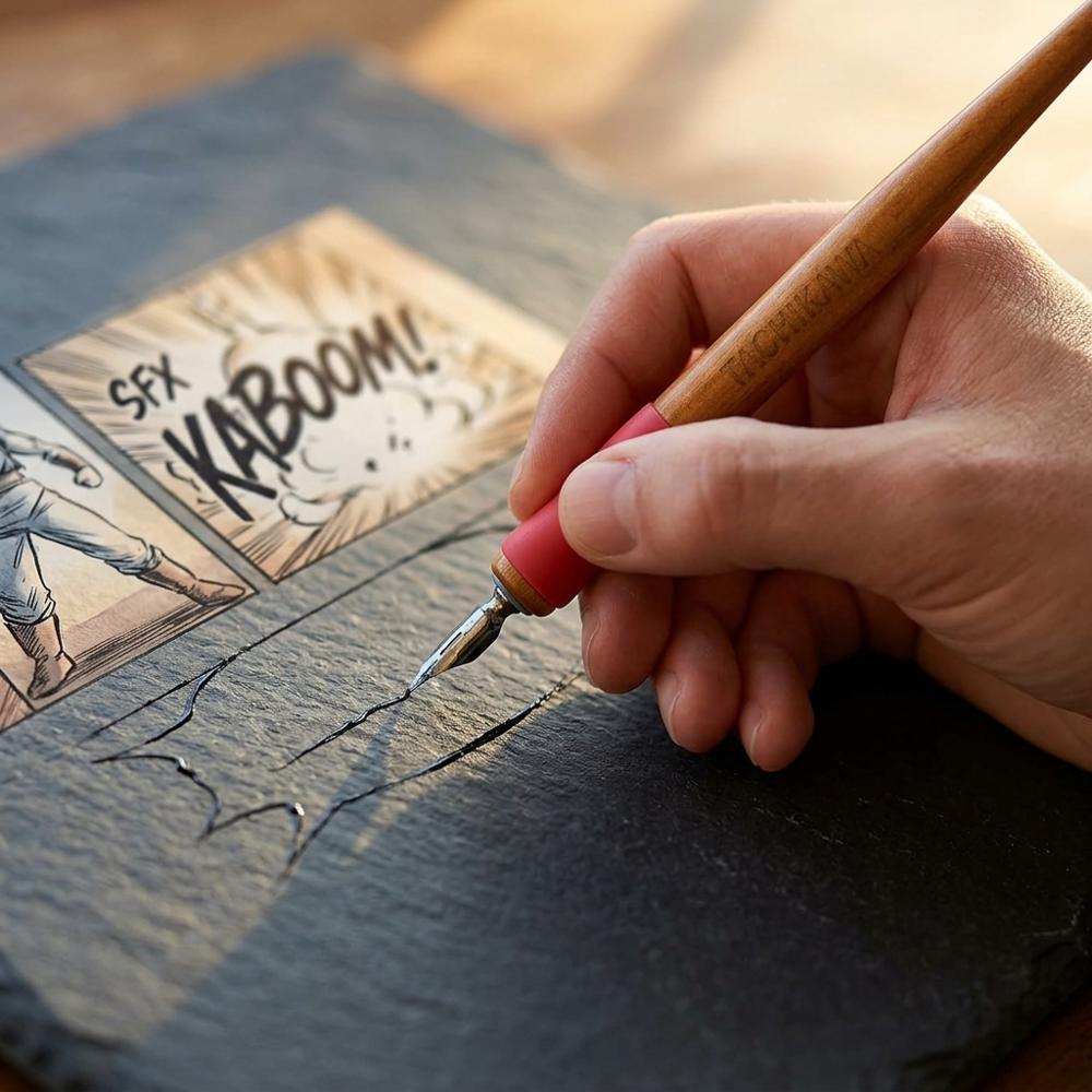 Precision Comic Drawing Pen Holder