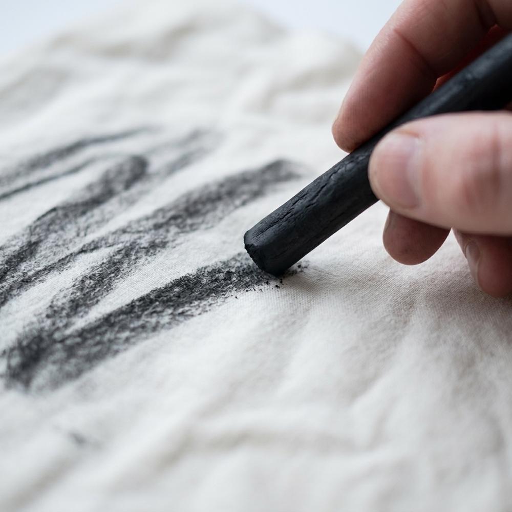 soft vine charcoal sticks for blocking in broad tonal shapes
