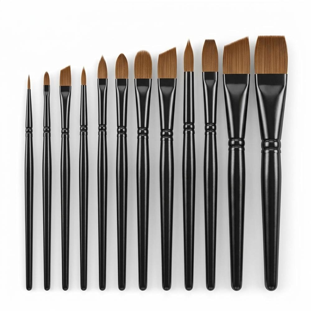 Premium Synthetic Paint Brush Set