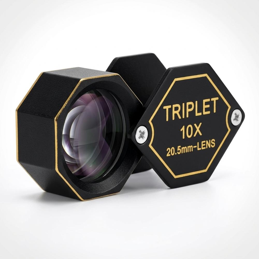 10x folding hand lens for examining moss, lichen and flower parts