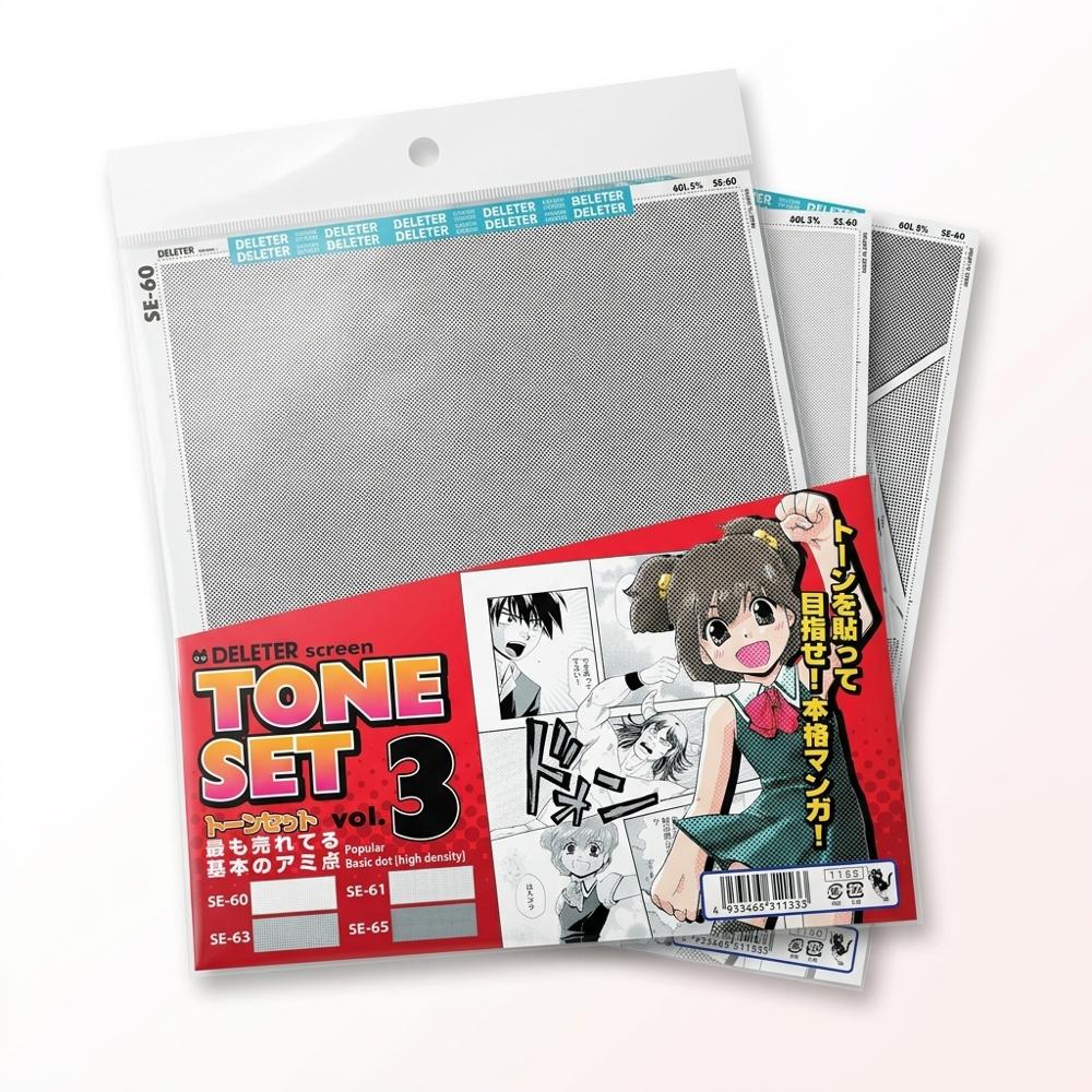 Manga Art Screen Tone Set