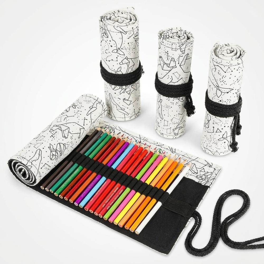 Canvas Artist Pencil Roll (36 Slots)
