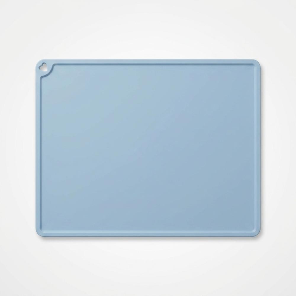 Non-stick silicone work mat for clay and crafts