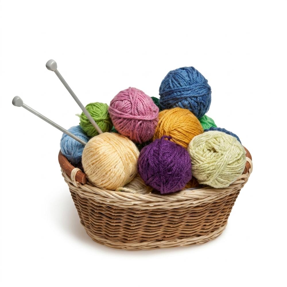 Step-by-step beginner knitting instruction book
