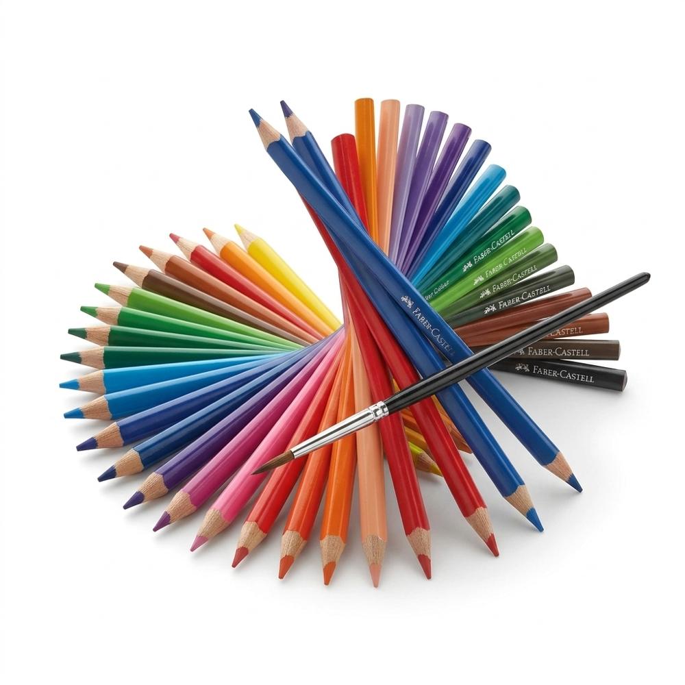 watercolour pencils for tinting finished burns