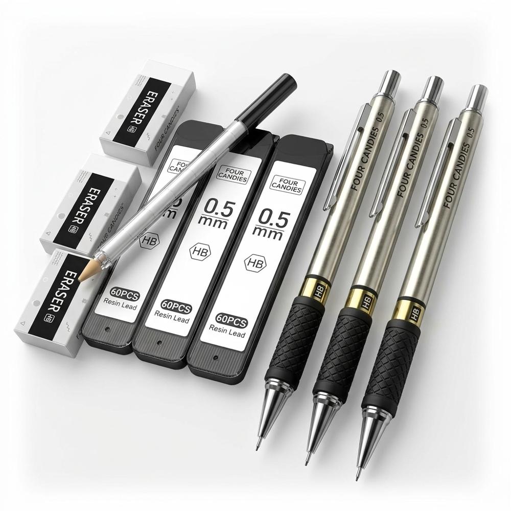 0.5mm Metal Mechanical Pencil Set