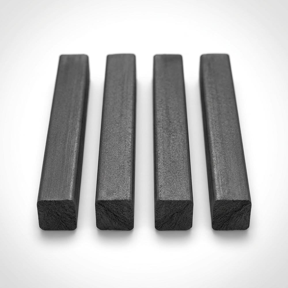 compressed charcoal sticks for the deepest darks in a drawing