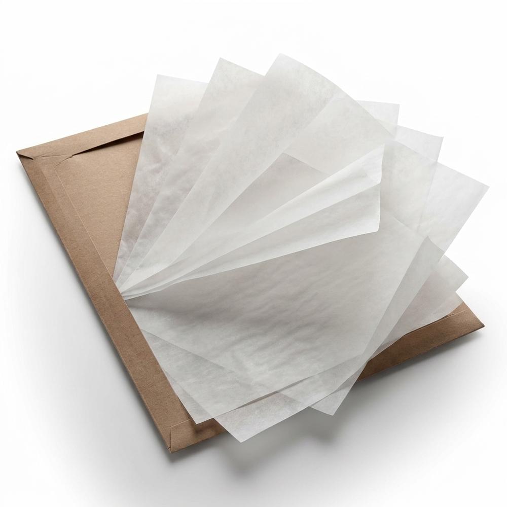 glassine interleaving sheets that protect finished oil pastel work