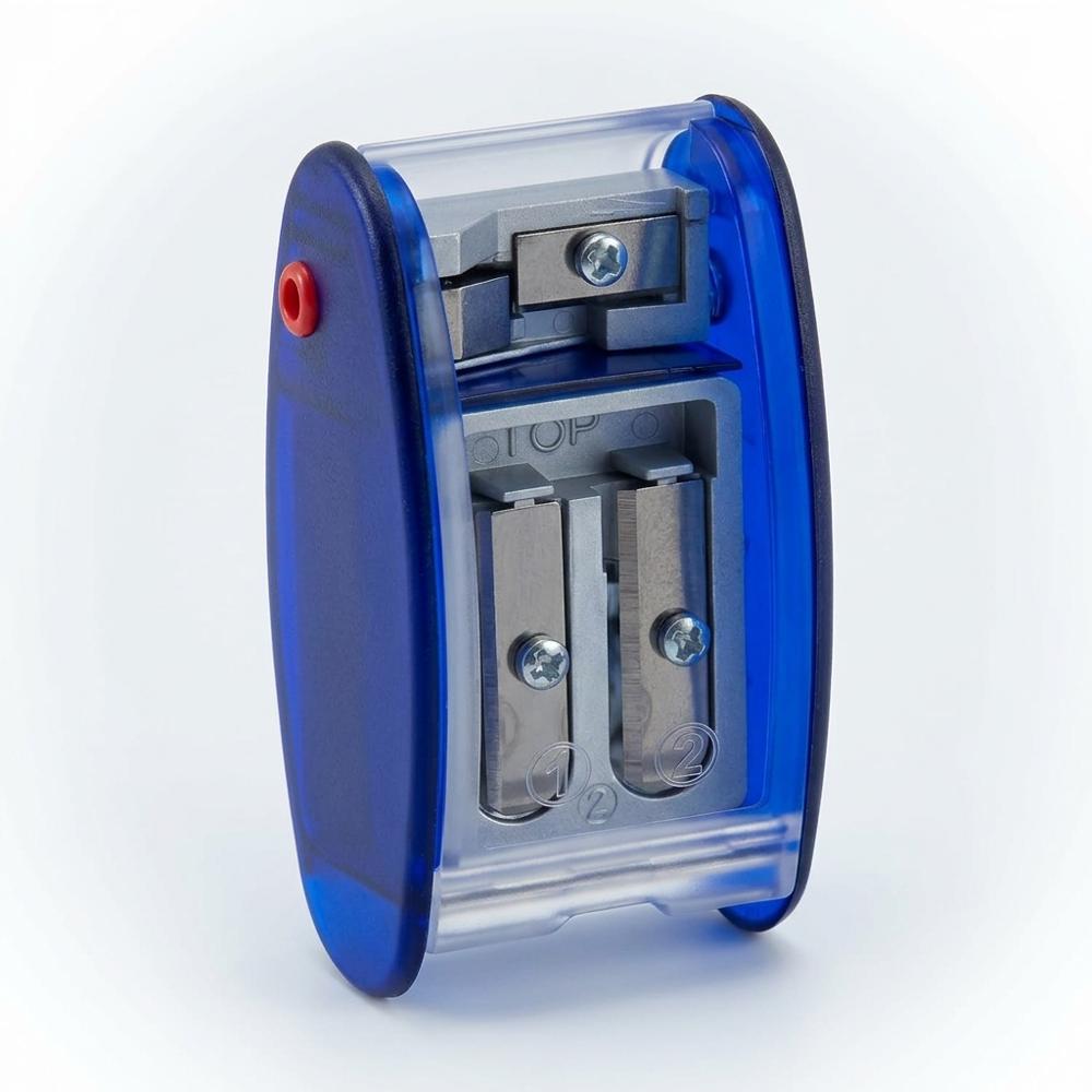 two-step long point sharpener for exposing extra graphite lead
