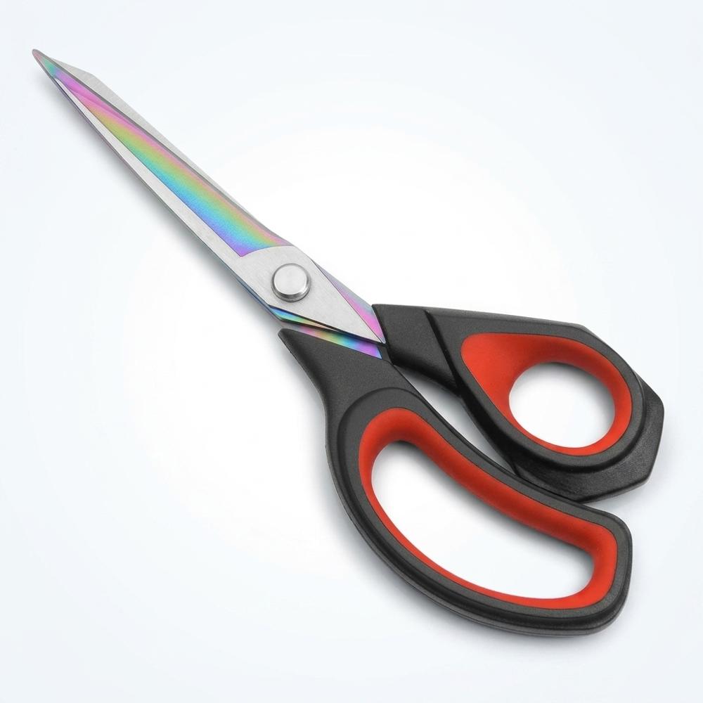 Heavy-duty fabric shears for clean cord and fringe cuts