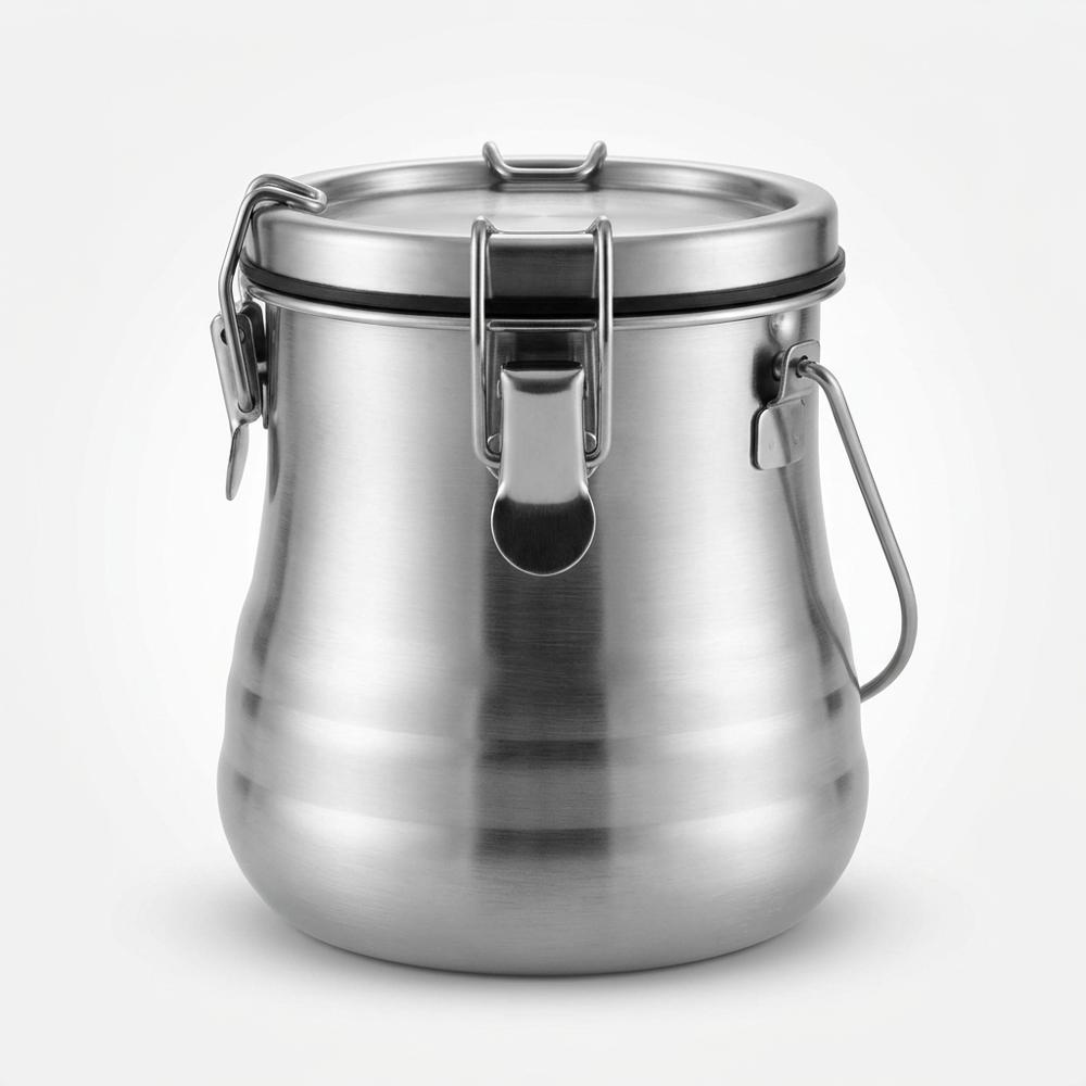 Airtight stainless steel brush washer for solvent cleaning