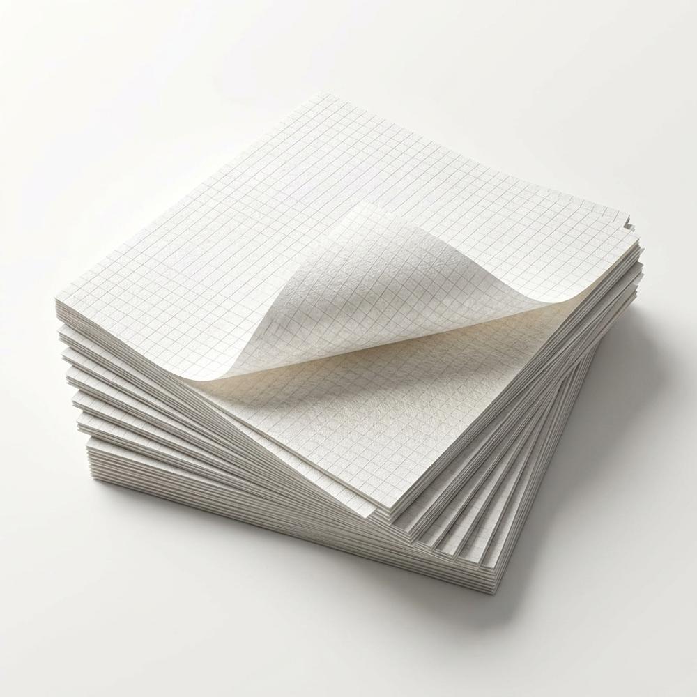 NUITPY Stick & Stitch Water-Soluble Embroidery Stabilizer, 15 Sheets