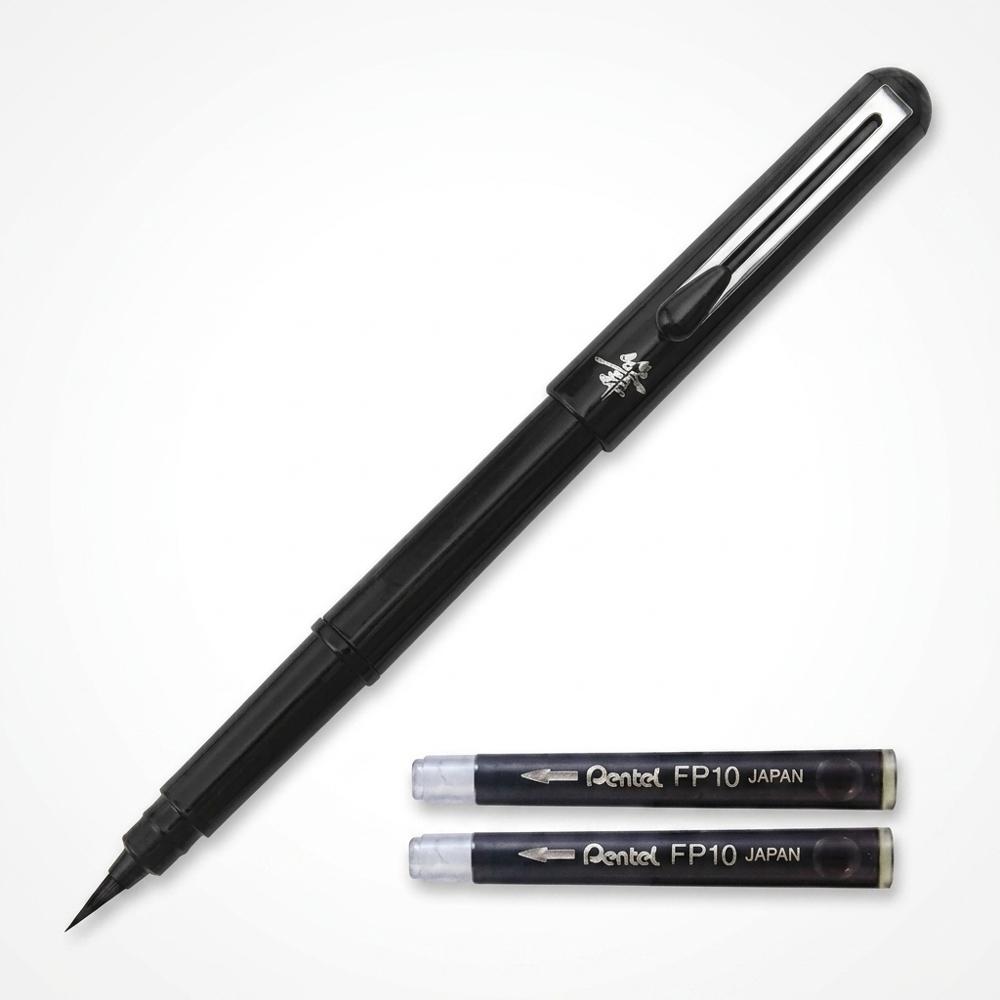 Stylo pinceau à encre noire