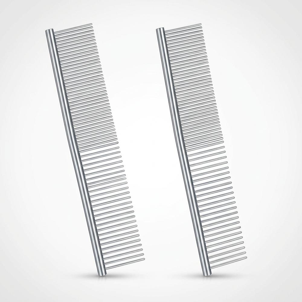 Stainless steel comb for combing out macramé fringe