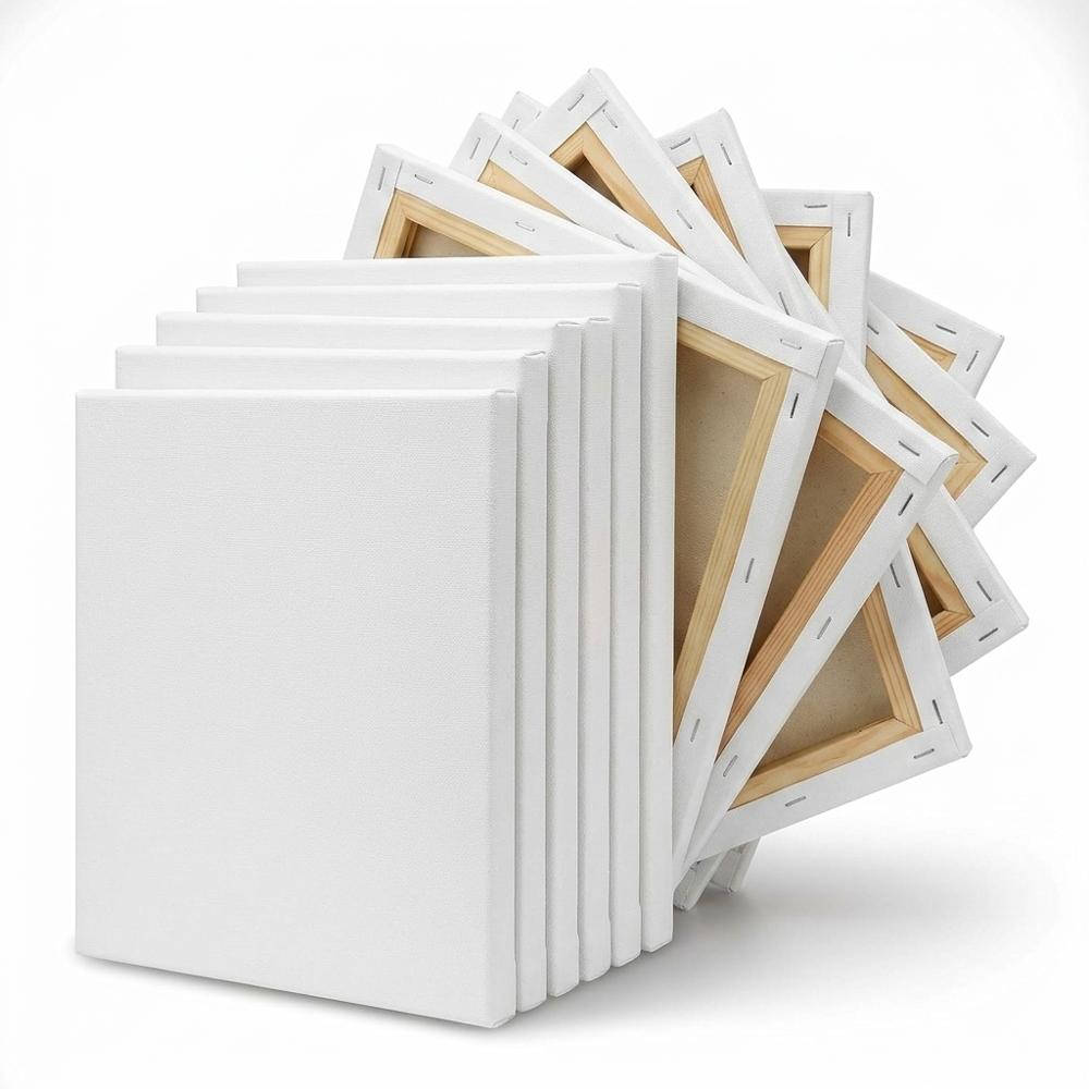 pre-stretched cotton canvas boards for pouring