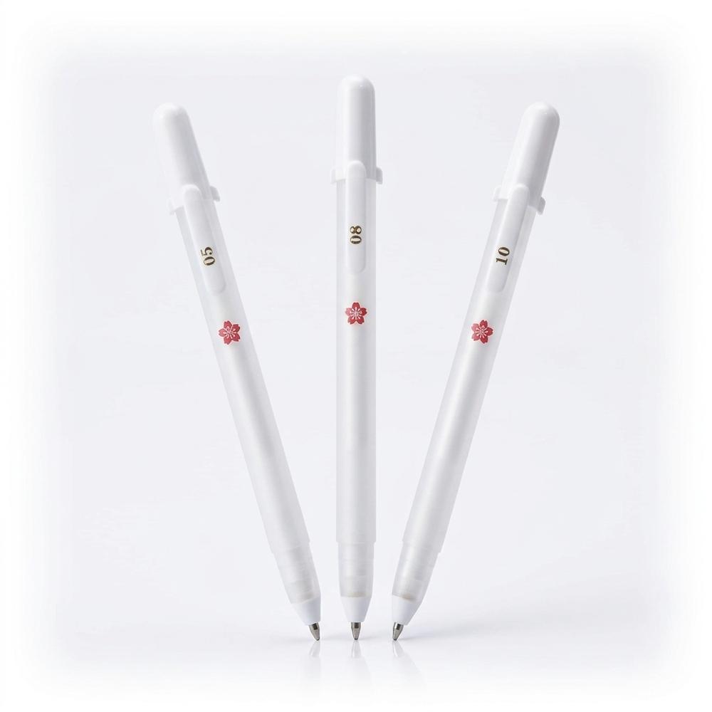 Smooth White Gel Pen Set