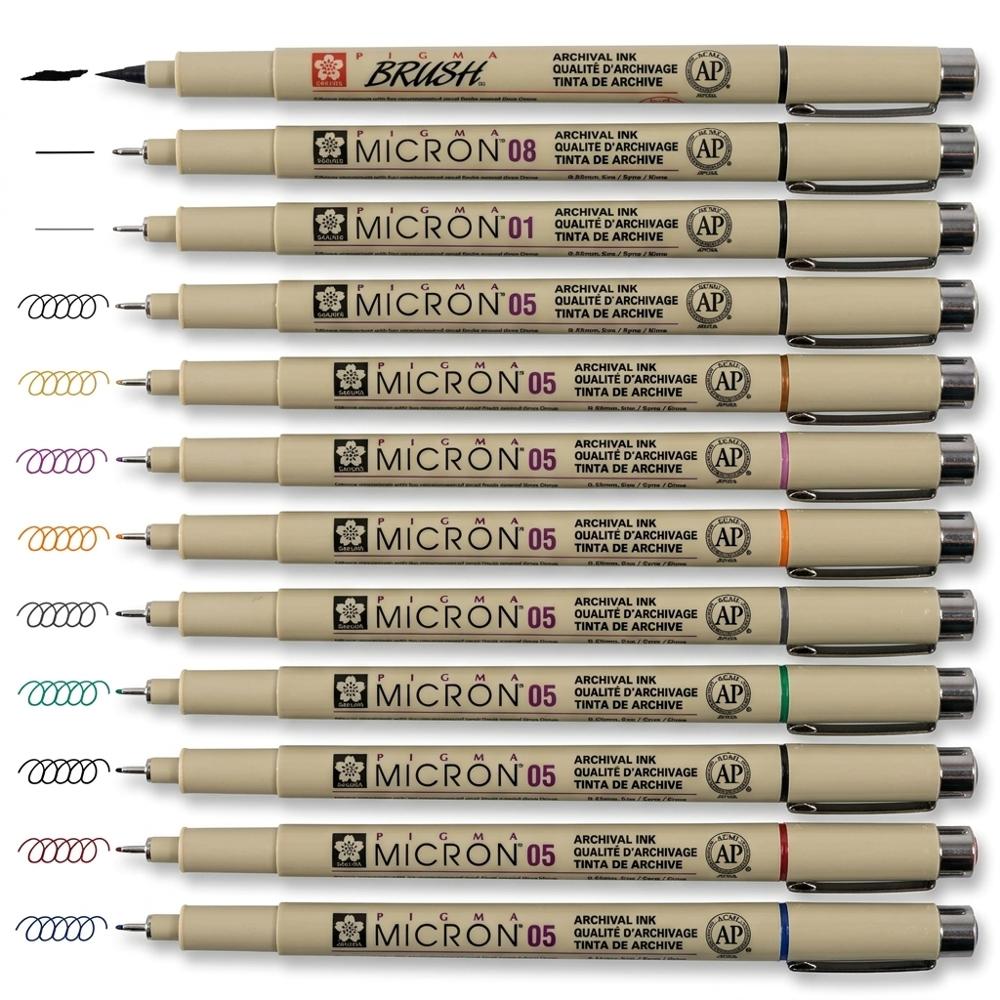 Precision Fineliner Pen Set