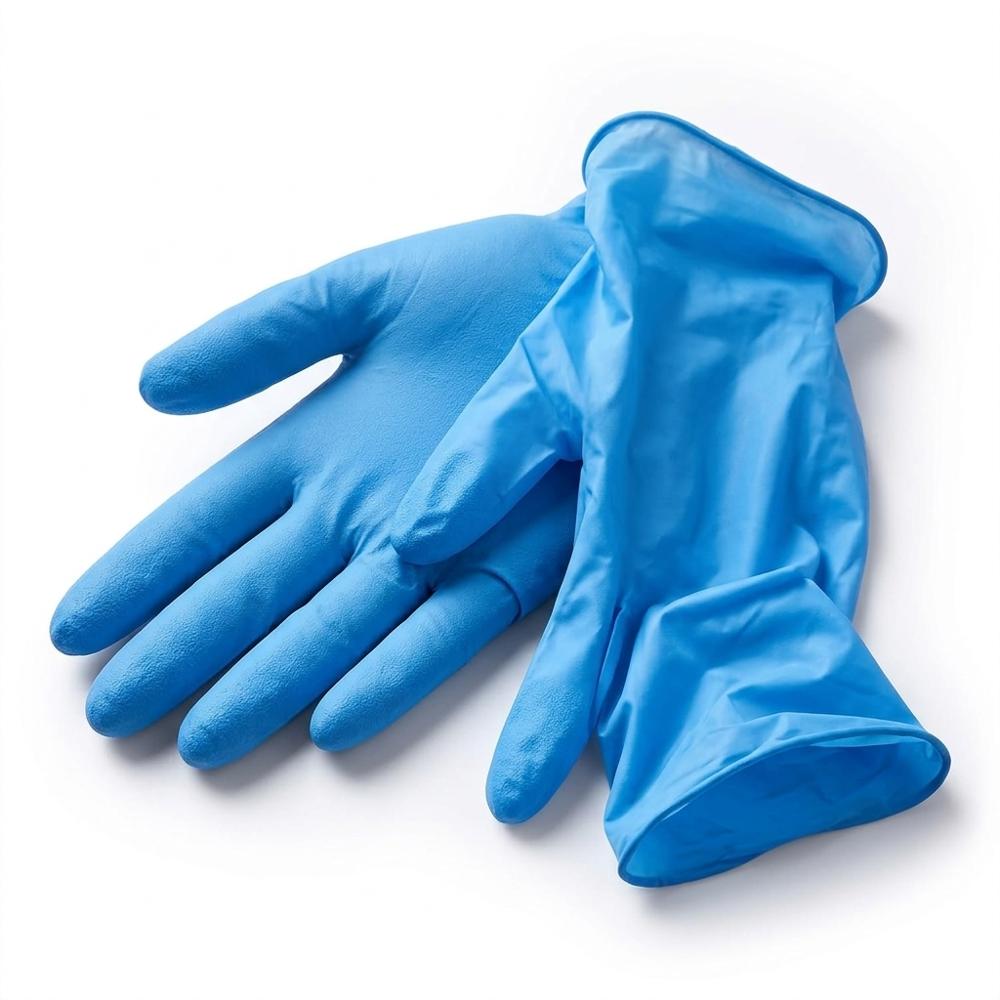 disposable nitrile gloves for mess-free finger blending