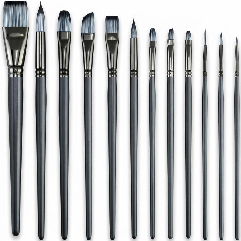 Artist Paint Brush Set of 12