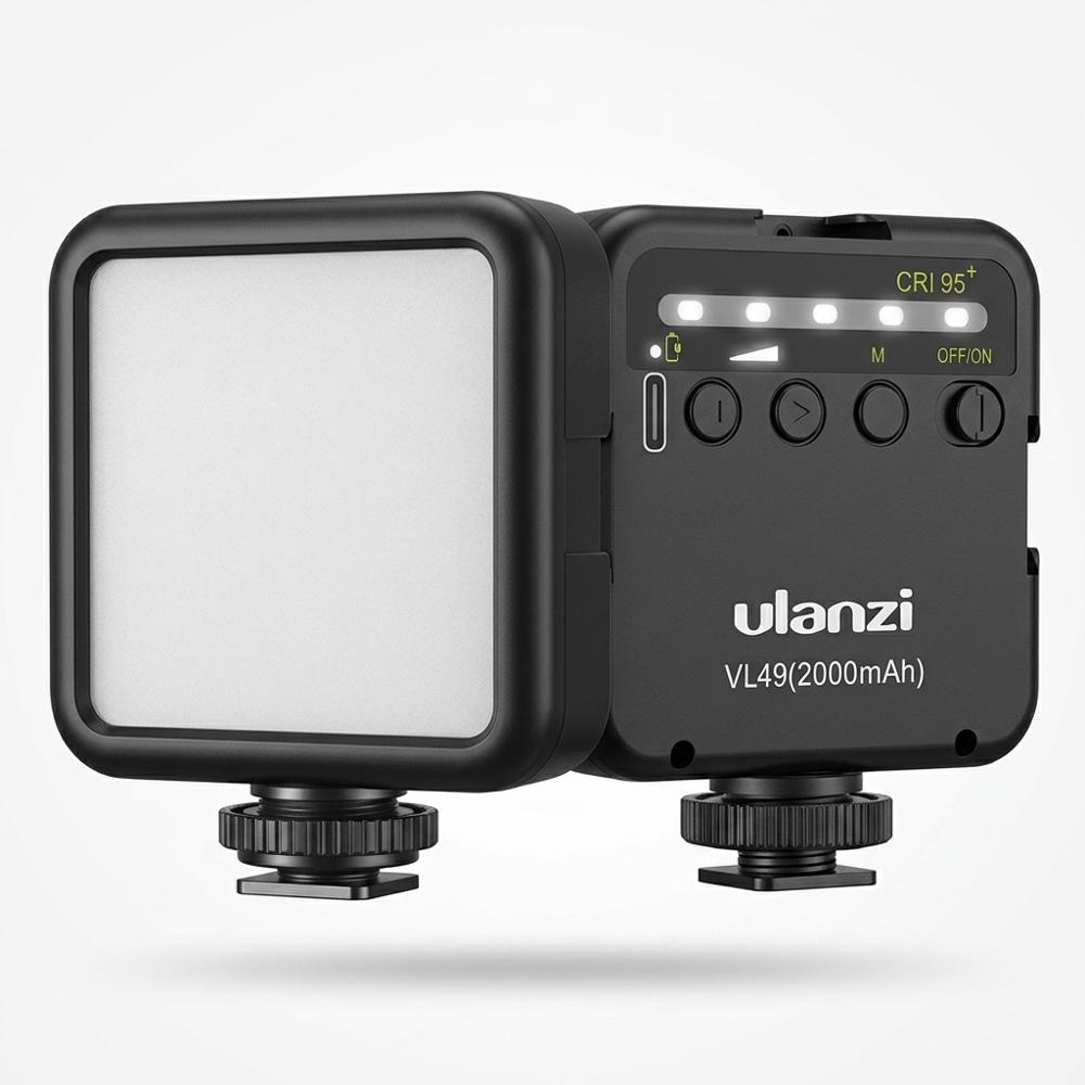 Painel LED de bolso recarregável para fotografia com telefone
