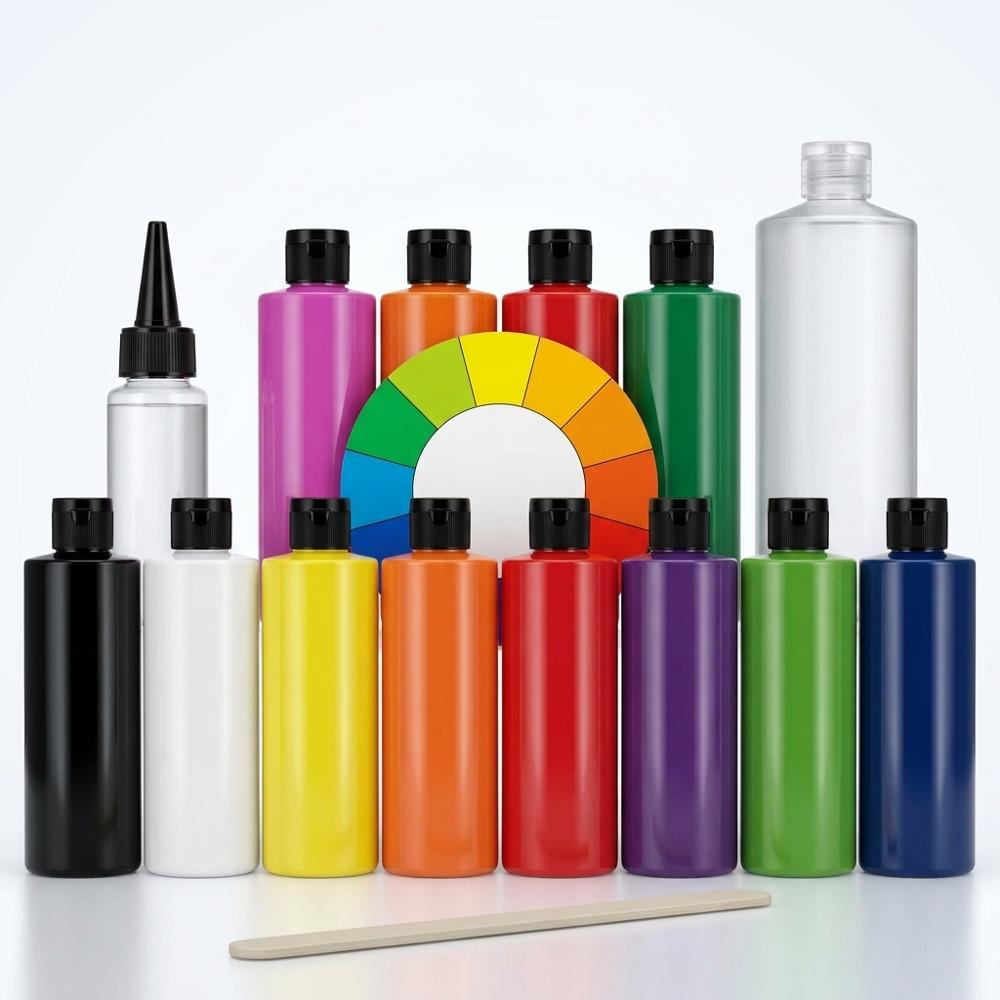 pre-mixed acrylic pouring paint set