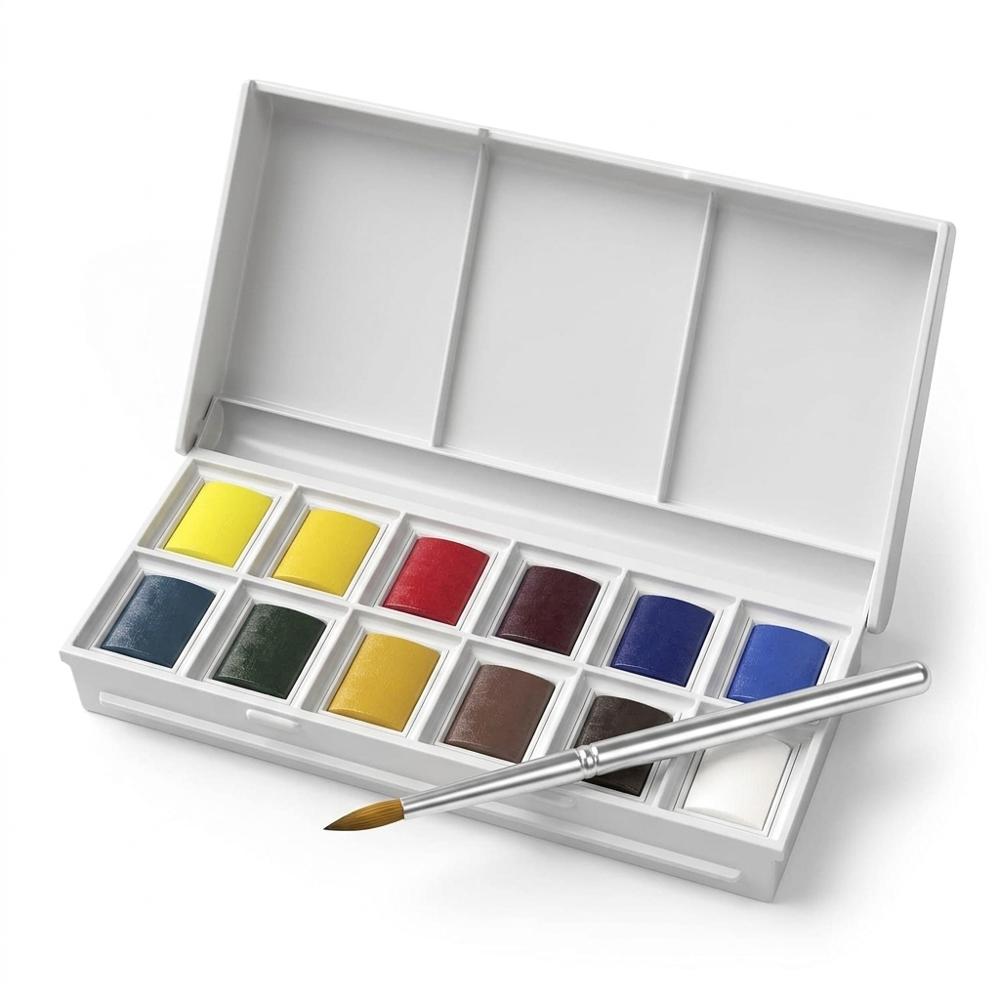Portable Watercolor Paint Set