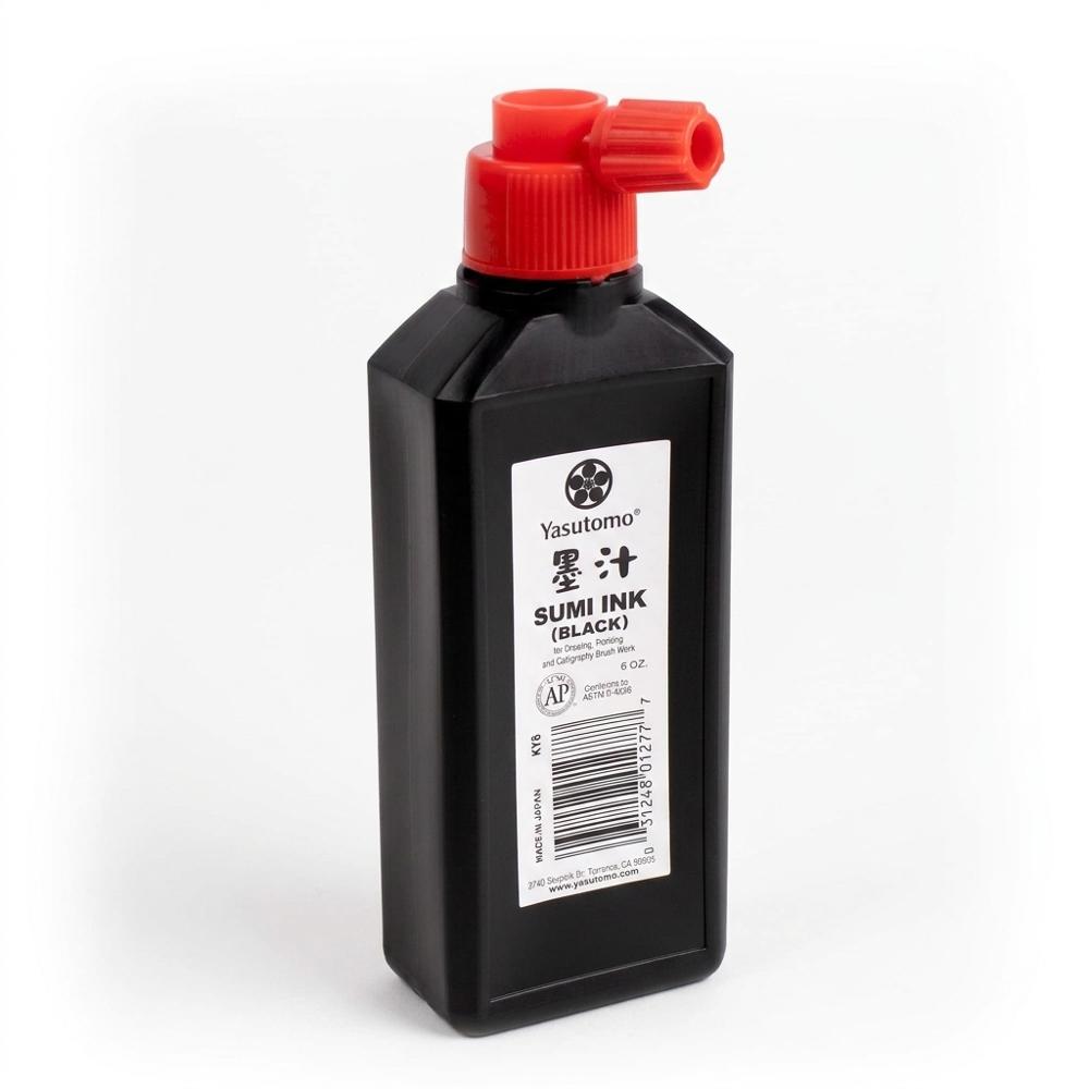 bottled liquid sumi ink for brush painting
