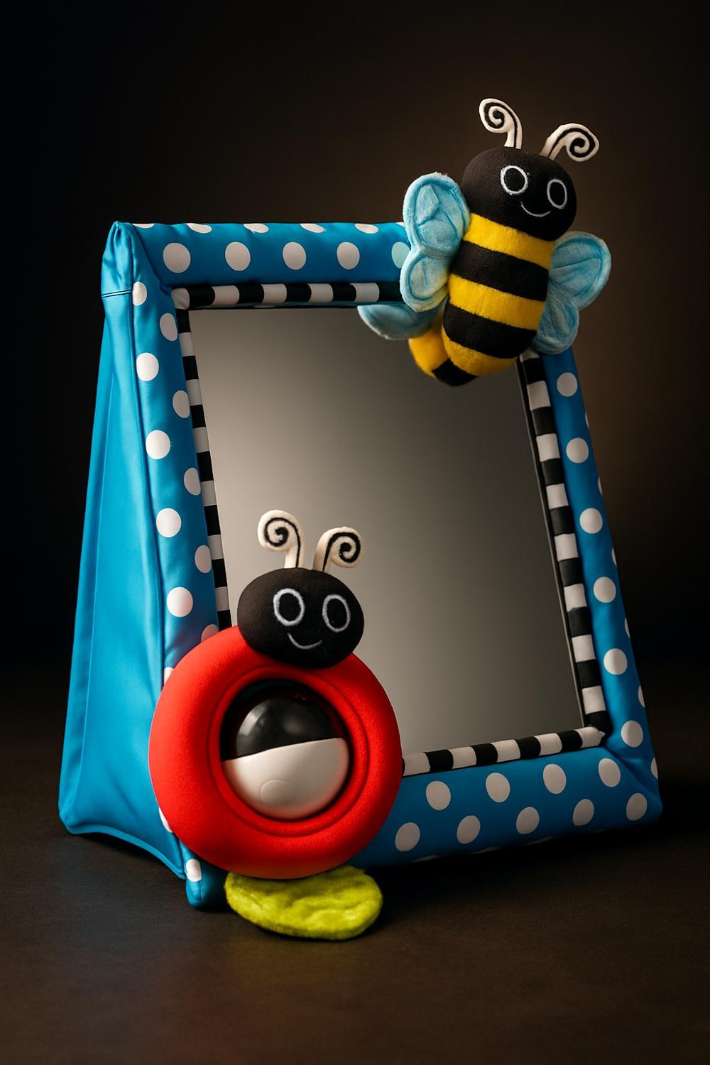 Sassy Tummy Time Floor Mirror, Developmental Baby Toy