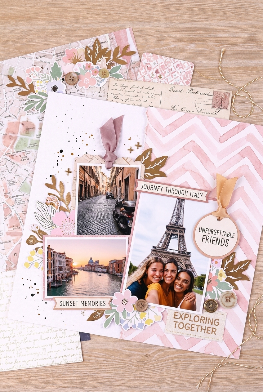 A holiday spread in pastels