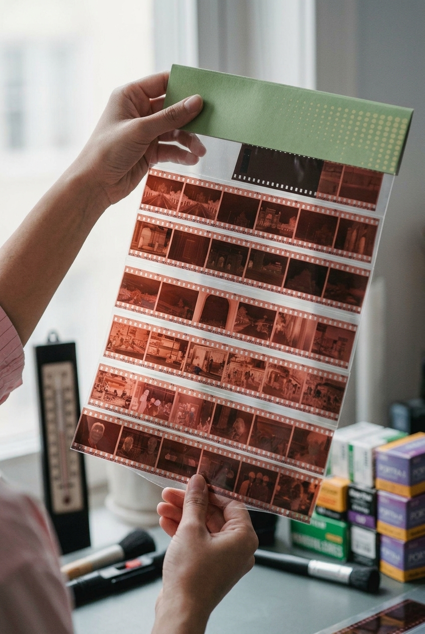 Reading the developed roll
