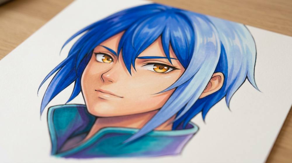 Alcohol Markers: Smooth Blends for Comic-Style Art