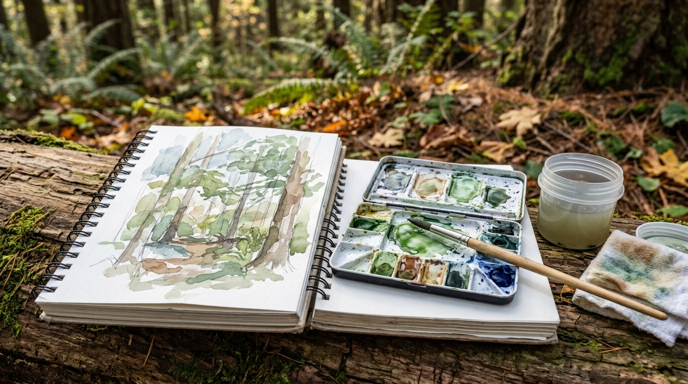 Watercolor Travel Sketching Beginner Essentials